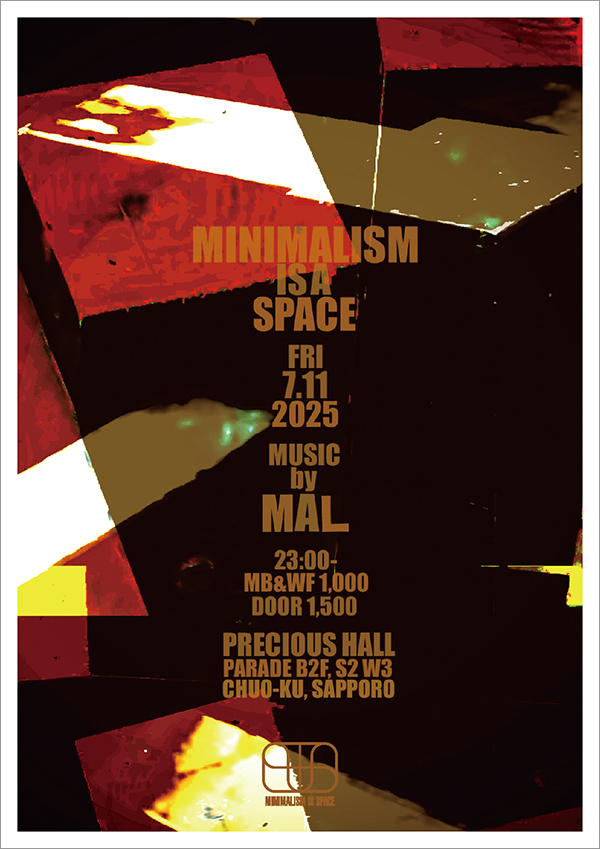 MINIMALISM IS A SPACE Flyer